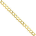 thumbnail image 1 of 14k 6.5mm Semi-Solid Curb Link Chain, 1 of 1