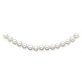 thumbnail image 1 of 14k 7-8mm Round White Saltwater Akoya Cultured Pearl Necklace, 1 of 1