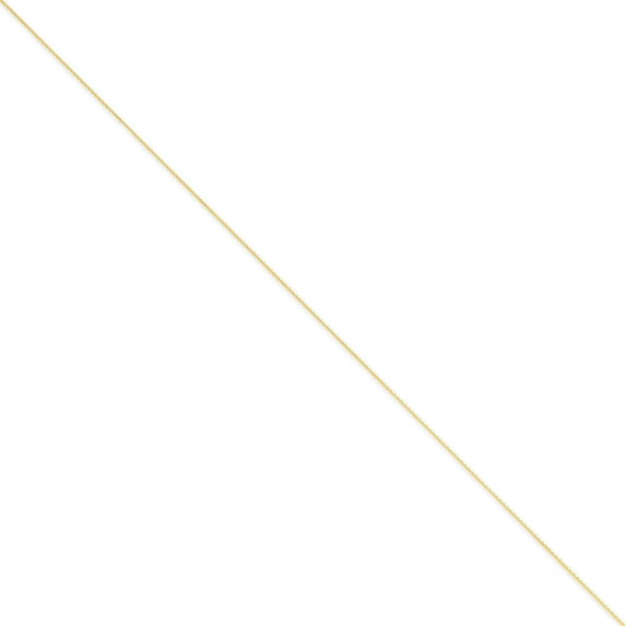 14k .75mm Solid Polished Cable Chain