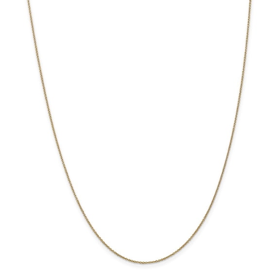 14k .9 mm Round Cable Chain Necklace - 1.6 Grams - 20 Inch