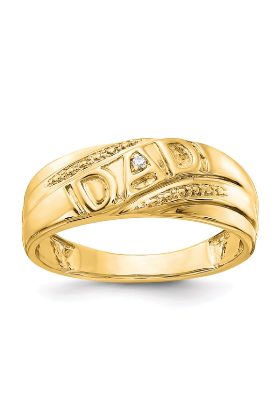 IB Goodman 14k AA Diamond Mens DAD Ring RM5846