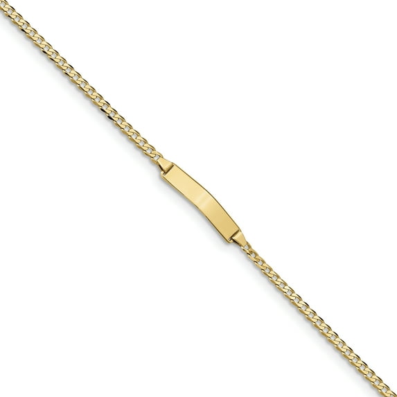 14k Baby ID Curb Bracelet