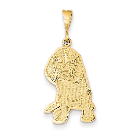 14k Beagle Pendant