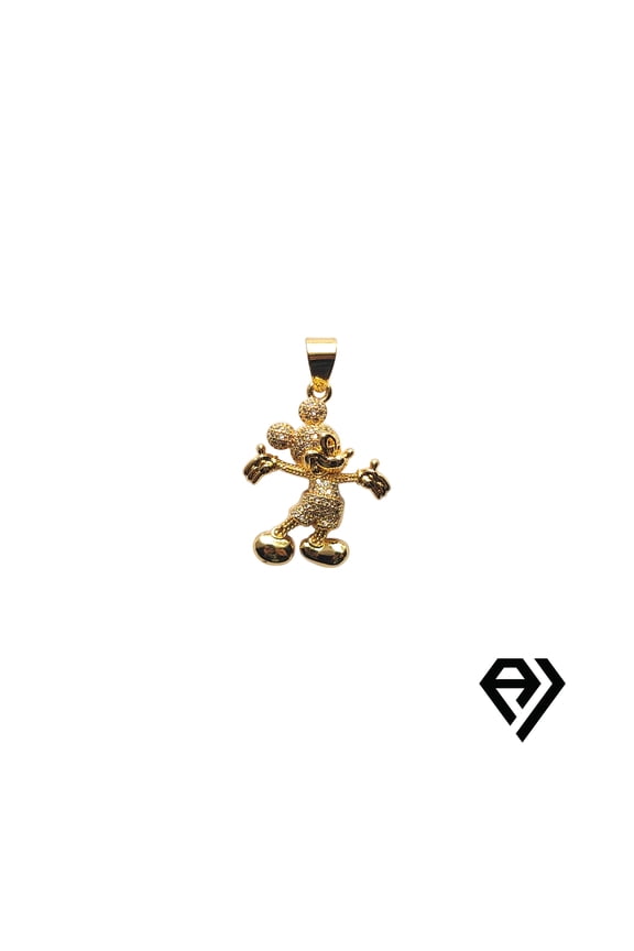14k Bonded Gold Pendent Only, Best Christmas Unisex Gift for Women, Men Mother, Father, Girlfriend, Boyfriend, Her, Him, Bonded Gold Charm by Artisan Jeweler