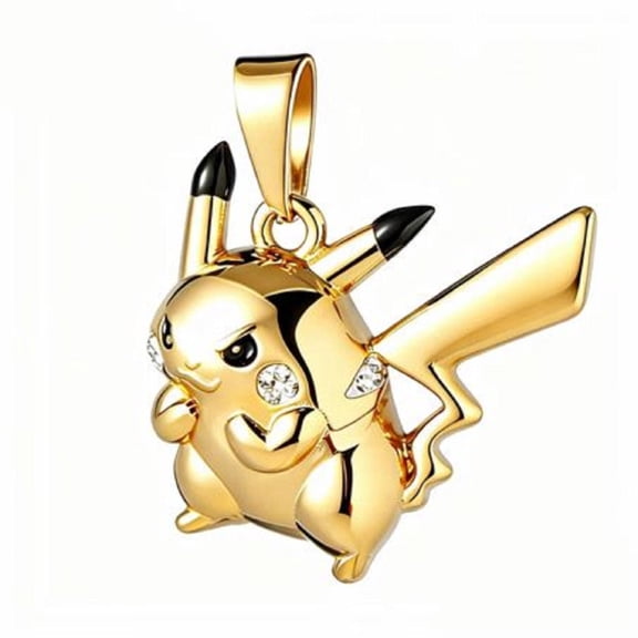 14k Bonded Gold Pendent Only, Best Christmas Unisex Gift for Women, Men Mother, Father, Girlfriend, Boyfriend, Her, Him, Bonded Gold Charm by Artisan Jeweler