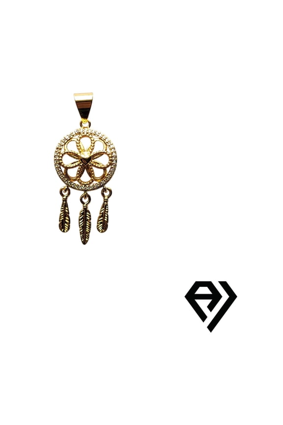 14k Bonded Gold Pendent Only, Best Christmas Unisex Gift for Women, Men Mother, Father, Girlfriend, Boyfriend, Her, Him, Bonded Gold Charm by Artisan Jeweler