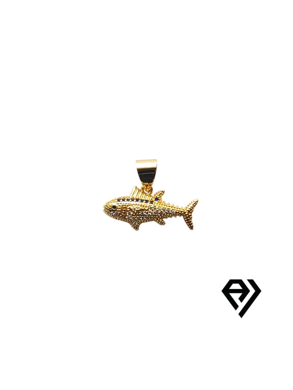 14k Bonded Gold Pendent Only, Best Christmas Unisex Gift for Women, Men Mother, Father, Girlfriend, Boyfriend, Her, Him, Bonded Gold Charm by Artisan Jeweler