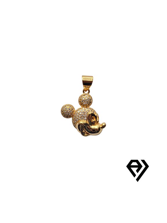 14k Bonded Gold Pendent Only, Best Christmas Unisex Gift for Women, Men Mother, Father, Girlfriend, Boyfriend, Her, Him, Bonded Gold Charm by Artisan Jeweler