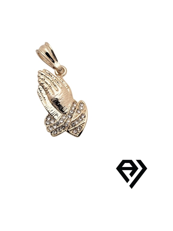 14k Bonded Gold Pendent Only, Best Christmas Unisex Gift for Women, Men Mother, Father, Girlfriend, Boyfriend, Her, Him, Bonded Gold Charm by Artisan Jeweler