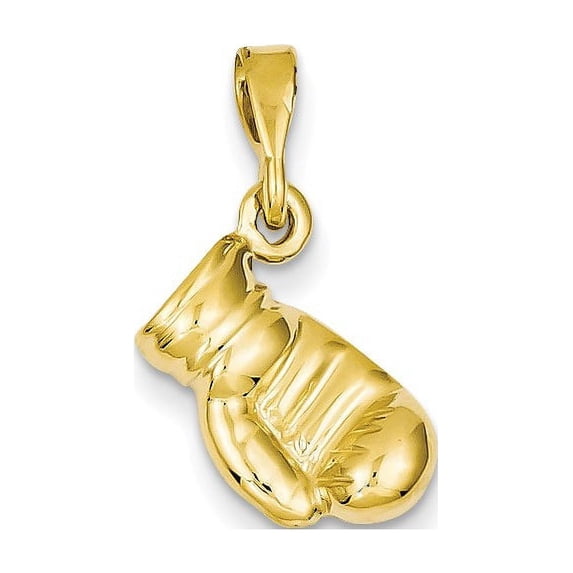 14k Boxing Glove Pendant