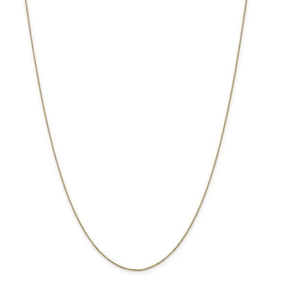 14k Carded.5mm Box Chain(CARDED) in 14k Yellow Gold