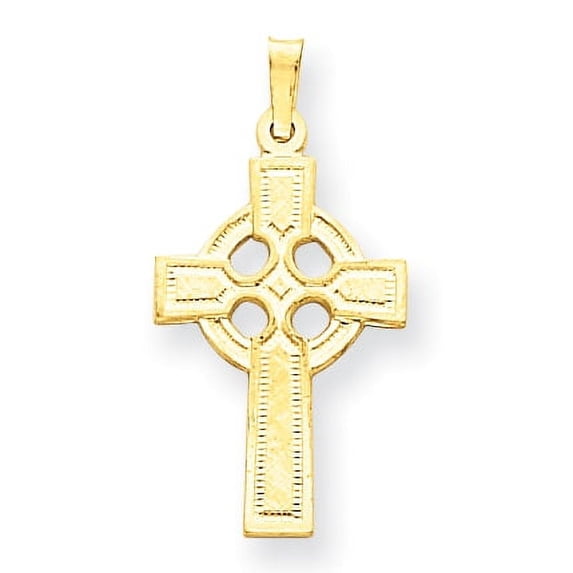 14k Celtic Cross Charm