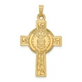 thumbnail image 1 of 14k Cross w/Air Force Insignia Pendant in 14k Yellow Gold, 1 of 3