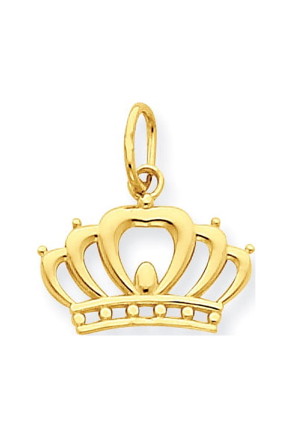 14k Crown Charm