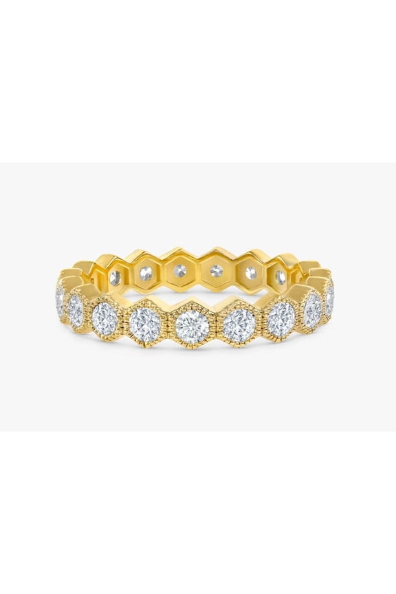 14k Diamond Eternity Ring