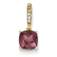 thumbnail image 1 of 14k Diamond and Rhodolite Garnet Pendant XP4064RG/AA, 1 of 2