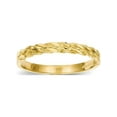 thumbnail image 1 of 14k Diamond-cut Rope Ring, 1 of 2
