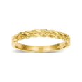 thumbnail image 1 of 14k Diamond-cut Rope Ring, 1 of 2
