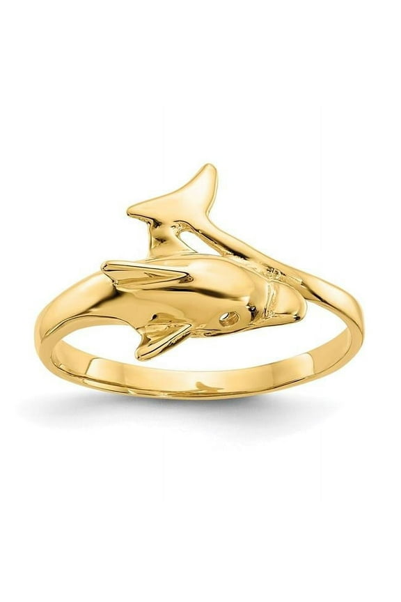 14k Dolphin Ring K3921