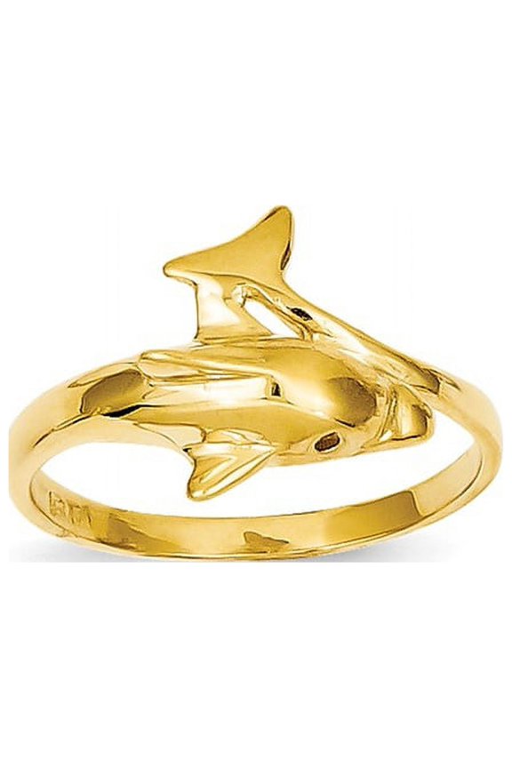 14k Dolphin Ring