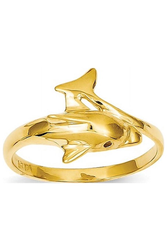 14k Dolphin Ring
