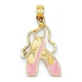 thumbnail image 1 of 14k Enameled Ballet Slippers Charm, 1 of 3