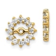 thumbnail image 1 of 14k Fancy Diamond Earring Jacket Mountings, 1 of 1