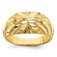 thumbnail image 1 of 14k Fancy Diamond-cut Ring R708, 1 of 7