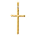 thumbnail image 1 of 14k Fancy Textured Cross Pendant, 1 of 1