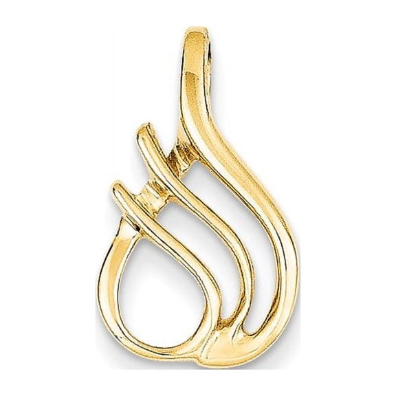 14k Fits up to 2mm Regular, 4mm Fancy Reversible Omega Slide