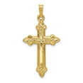 thumbnail image 1 of 14k Fleur De Lis Cross Pendant, 1 of 4