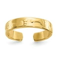 thumbnail image 1 of 14k Footprints Toe Ring, 1 of 6