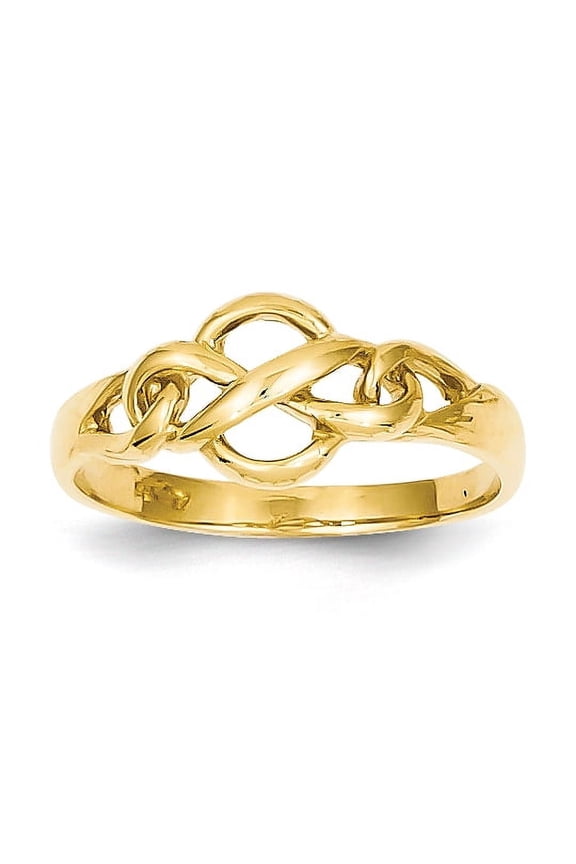 14k Free Form Knot Ring