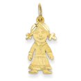 thumbnail image 1 of 14k Girl Charm, 1 of 1