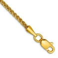 thumbnail image 1 of 14k Gold 1.55mm Semi-solid Wheat Chain Anklet 10 Inch Anklet for Women and Men - 1.6 Grams, 1 of 2