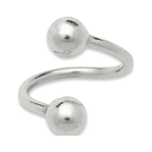 Solid 14k Yellow or White Gold 16G 4mm Ball Twisted Barbell Spiral Daith Helix Tragus Cartilage Piercing Body Piercing S