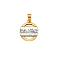 thumbnail image 1 of 14k Gold 2 Tone Last Supper Pendant Necklace 14x20mm Pendant for Women - .9 Grams, 1 of 2