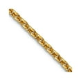 thumbnail image 1 of 14k Solid Yellow Gold 2mm Cable Chain Necklace 30 Inch Chain Necklace for Women and Men - 7.2 Grams, 1 of 2