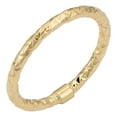 thumbnail image 1 of KoolJewelry 14k Gold 2mm Diamond-cut Ring, 1 of 6