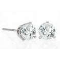 thumbnail image 1 of 14k Gold 3-Prong Round Cut Diamond Stud Earrings .50 ct. tw. (G-H, VS), 1 of 1