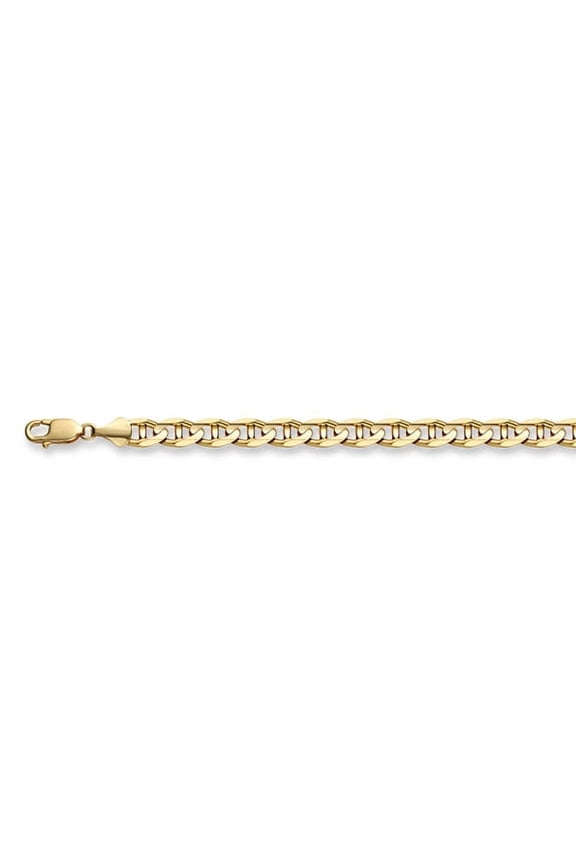 14k Gold 5.25mm Mariner Link Chain Necklace