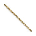 thumbnail image 1 of 14k Gold .5 mm Carded Cable Rope Chain Necklace 22 Inch Chain Necklace for Women and Men - .5 Grams, 1 of 2