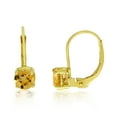 thumbnail image 1 of 14k Gold 5mm Leverback Earrings, 1 of 3