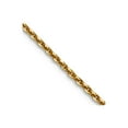 thumbnail image 1 of 14k Solid Yellow Gold .90mm Sparkle-Cut Cable Chain Necklace 22 Inch Chain Necklace for Women and Men, 1 of 2
