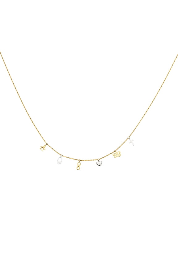 14k Gold Dangling Light Chain Necklace Chain Necklace for Women and Men - 3.0 Grams