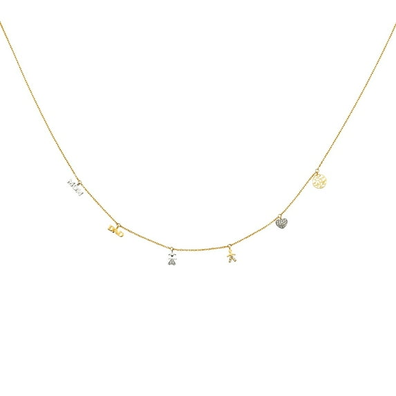 14k Gold Dangling Light Chain Necklace Chain Necklace for Women and Men - 3.0 Grams