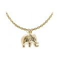 thumbnail image 1 of 14k Gold Elephant Pendant Necklace, 1 of 1