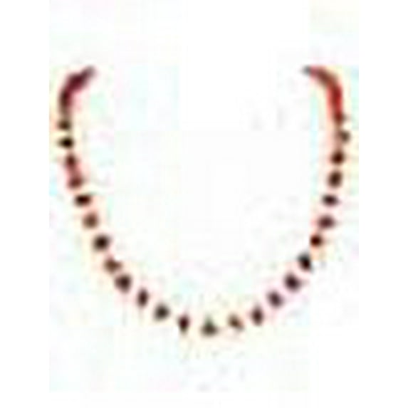 14k Gold Filled Carnelian Necklace Quality Large Beaded Faceted Goldtone Chain, 24"