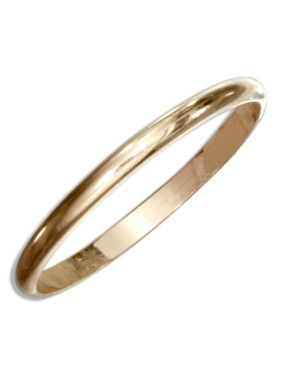 14k gold filled Plain Band Thumb Ring for Women