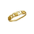 thumbnail image 1 of 14k Solid Yellow Gold Hugs and Kisses Ring Size 7.0 Ring for Women - 1.0 Grams, 1 of 2